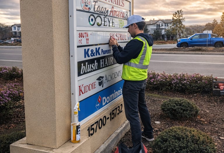 GC Power Design commercial sign repair in Santa Clara