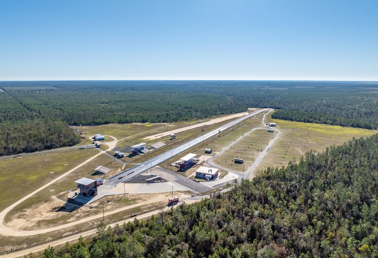 a drone image of a large property for sale