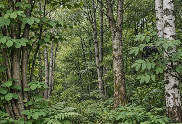 Image of an irish native forest