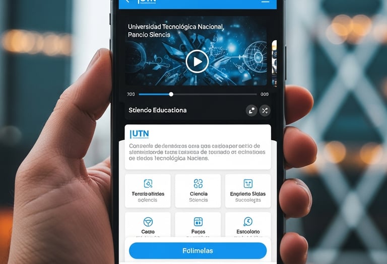 Aplicación móvil de educación online en la UTN Avellaneda