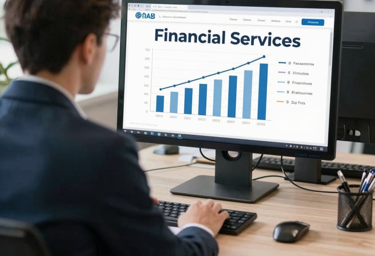 A friendly immigration officer assisting a client with visa paperwork in a bright, welcoming environment.