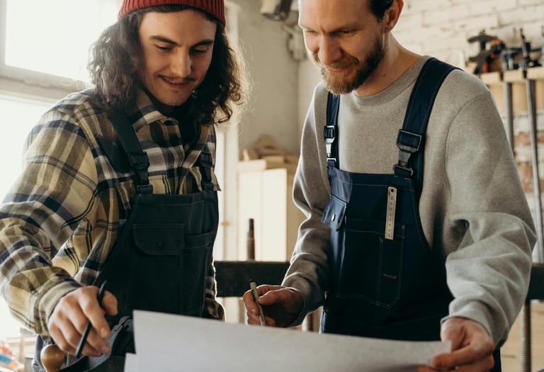 Men’s Foundry volunteers serving the community through practical projects