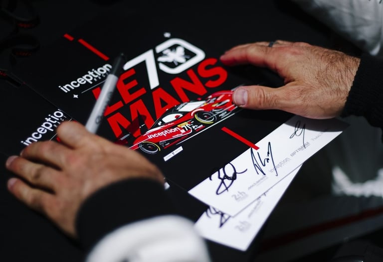 Design for Inception Racing in the 24h of Le Mans