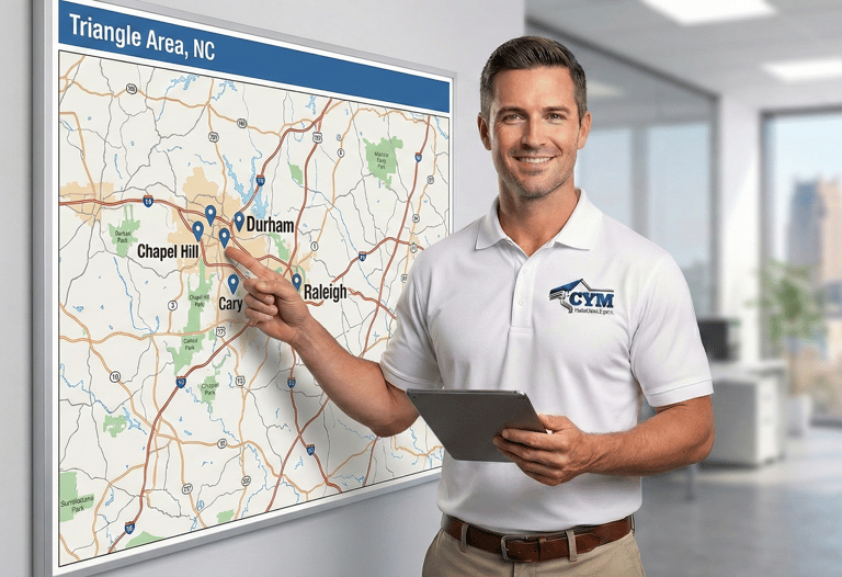 Home improvement contractor serving Durham NC Raleigh Chapel Hill Cary and the Research Triangle are