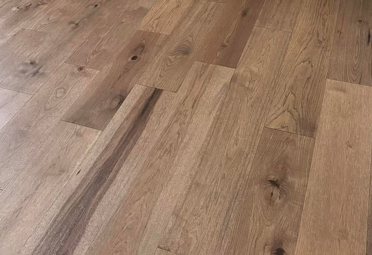 Prefinished hardwood floor