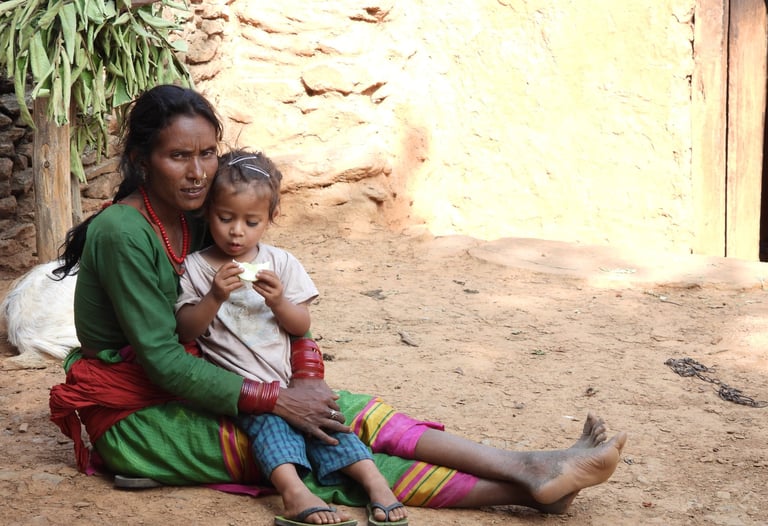 mountain woman, Dailehk region