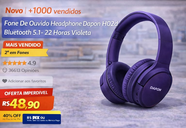 a purple headphones with a purple headphones