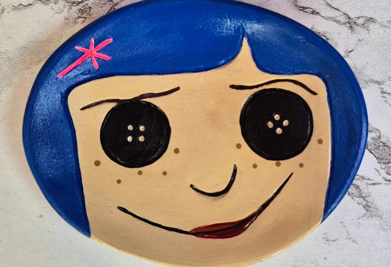 Coraline Hand-painted Trinket Dish