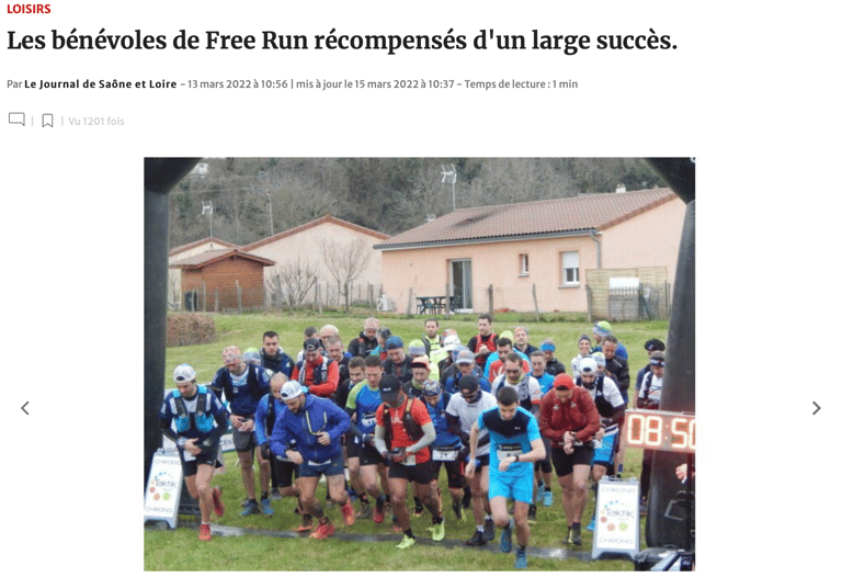 Article du Journal de Saône et Loire