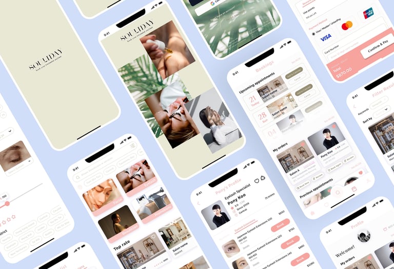 Souliday - Beauty salon booking app