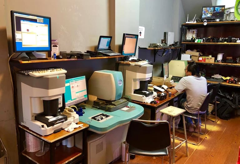Film lab in Saigon