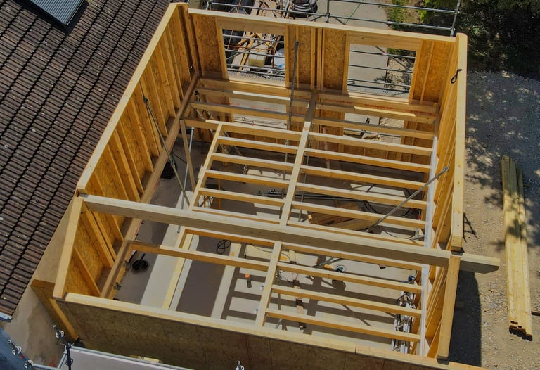 maison bois et plancher bois