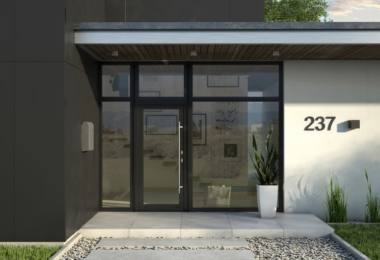 Stiklinės durų sistemos