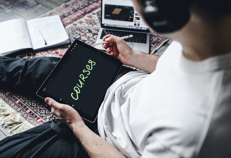 student-doing-course-pic