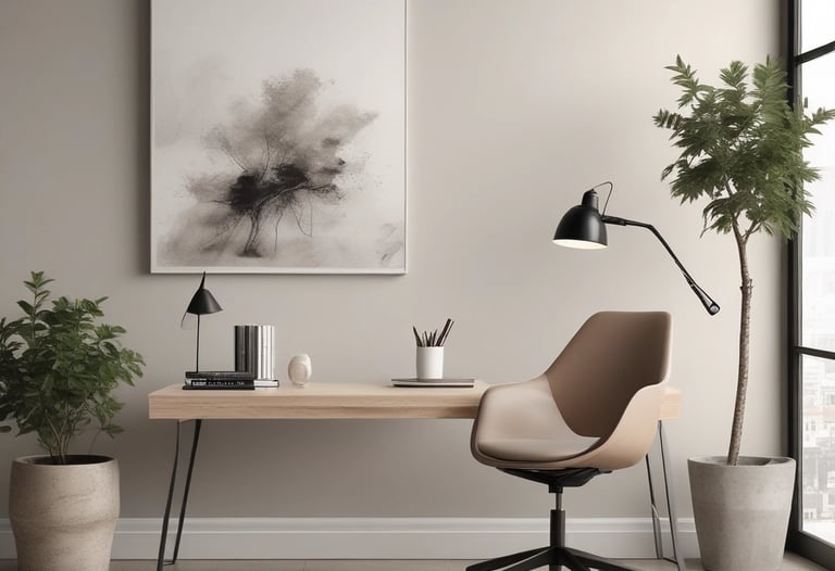 A collection of storage furniture including dressers and nightstands.