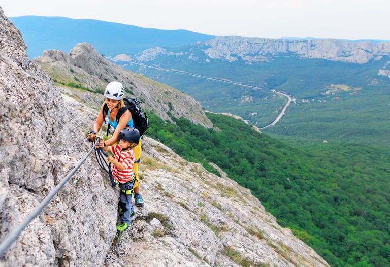 via-ferrata-enfant-isère