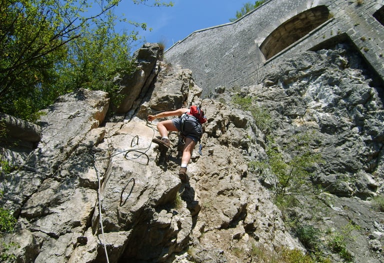 via ferrata bastille grenoble