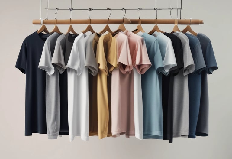 A close-up of a printed t-shirt design showcasing vibrant colors.