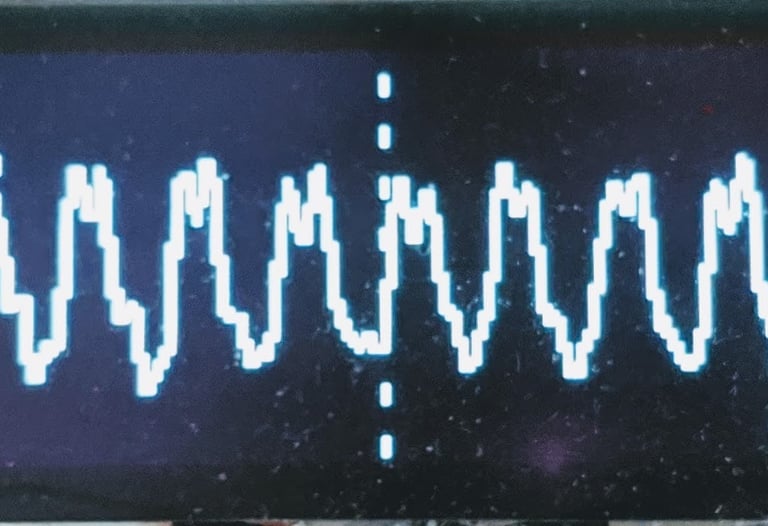 Arduino oscilloscope waveform display