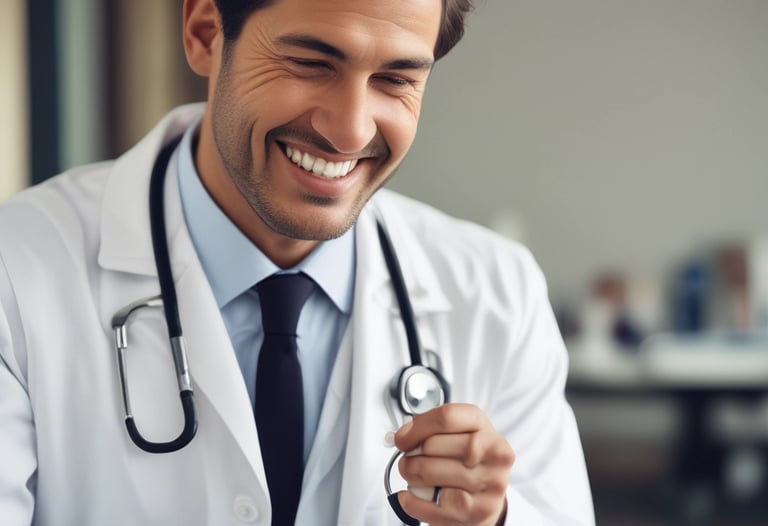 Close-up of hands applying a rejuvenating skin treatment in a calm setting.