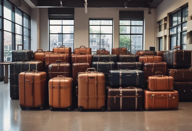 Travel essentials made from sustainable materials with a modern design.