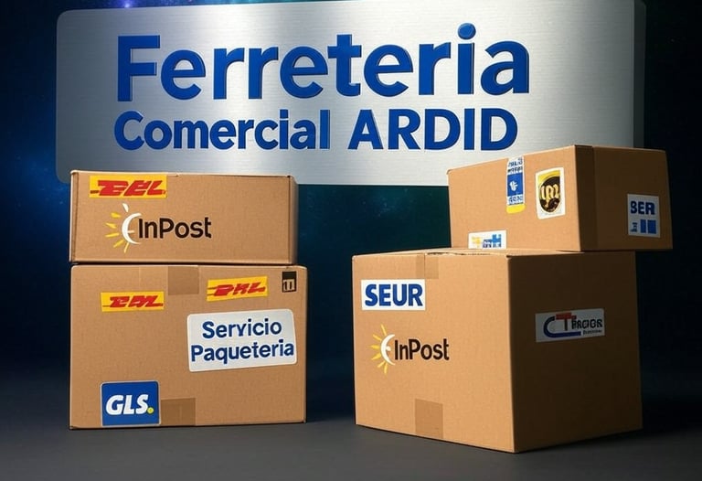 entrega y devolucion paquetes en ferreteria comercial ardid