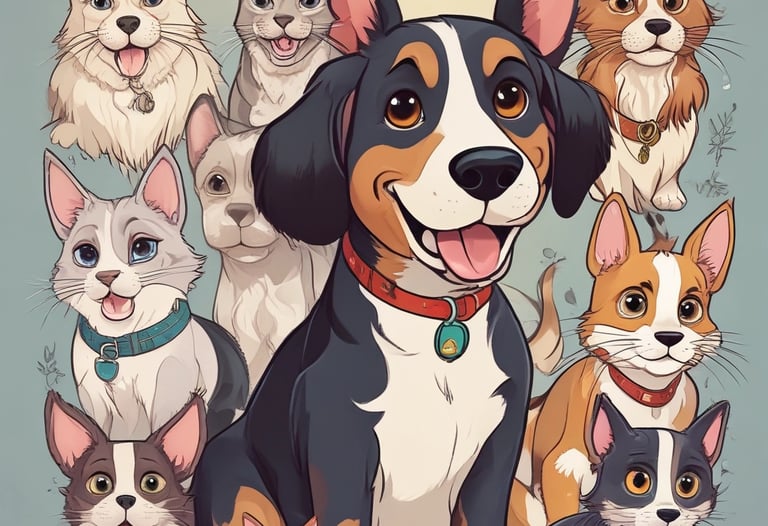 A collection of colorful, pop art-style portraits depicting various famous individuals, each with a distinct color scheme and artistic text quotes overlaying the images. The arrangement includes a vibrant mix of contemporary and classic figures, with each portrait emphasizing facial expressions and unique stylistic representations.