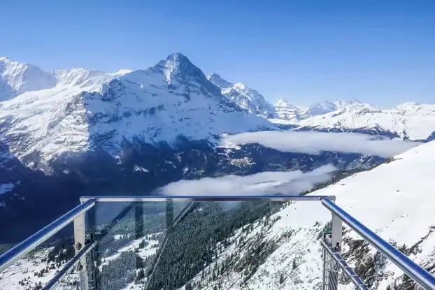 Stunning Swiss Alps view from Grindelwald, a key CLOY location.