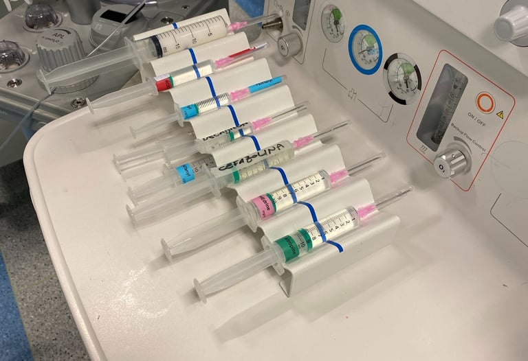 Farmaci per anestesia generale e sedazione in sala operatoria