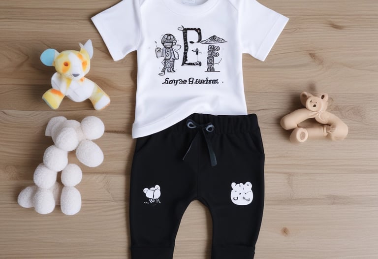 A charming set of thank you cards with hand-drawn illustrations and warm tones.