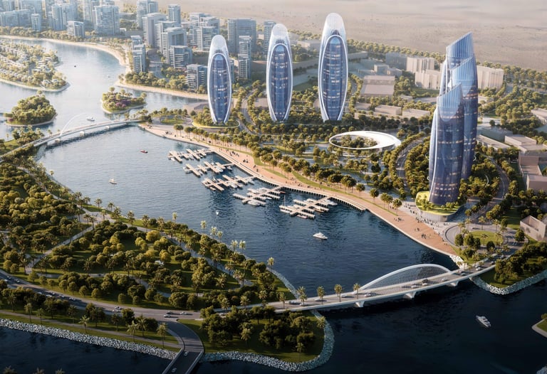 Discover Jirian New Zayed, a visionary Nilefront city redefining luxury living in West Cairo. A mast