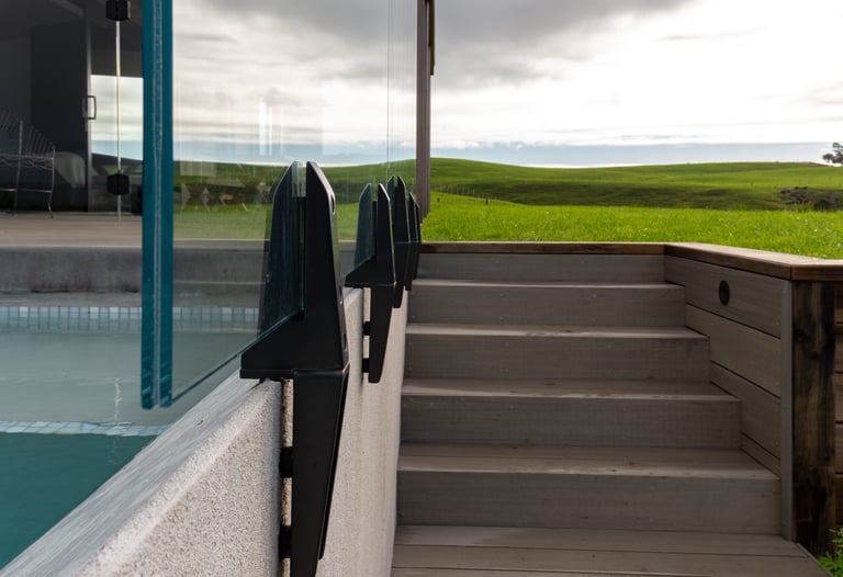 Pool Glass balustrades