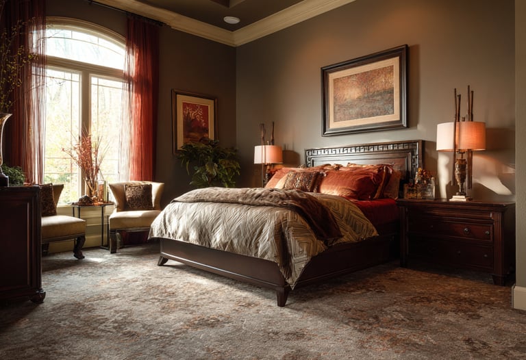 Beautiful carpet installation results by Next Floors LLC in Fulshear Texas home