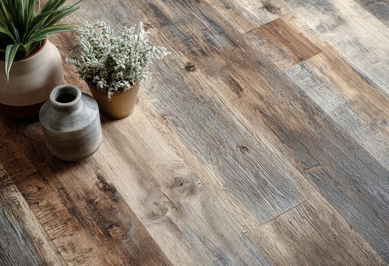 Professional vinyl plank installation by Next Floors LLC certified installer in Katy