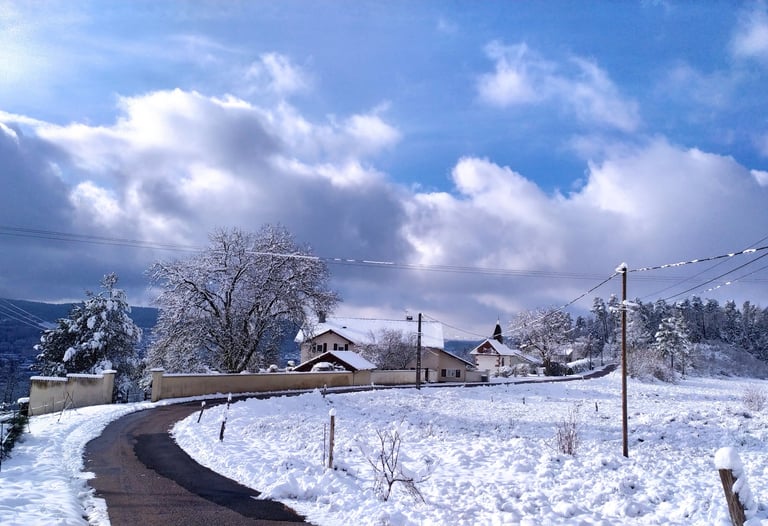 Route d'accès à la maison