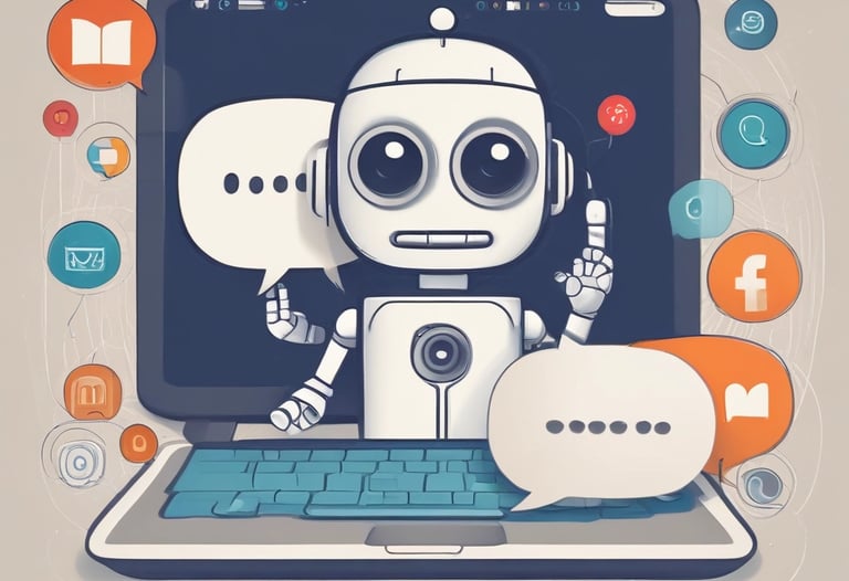 A chatbot interface demonstrating AI interaction with users.