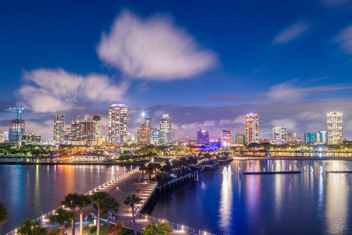 St. Petersburg Florida downtown
