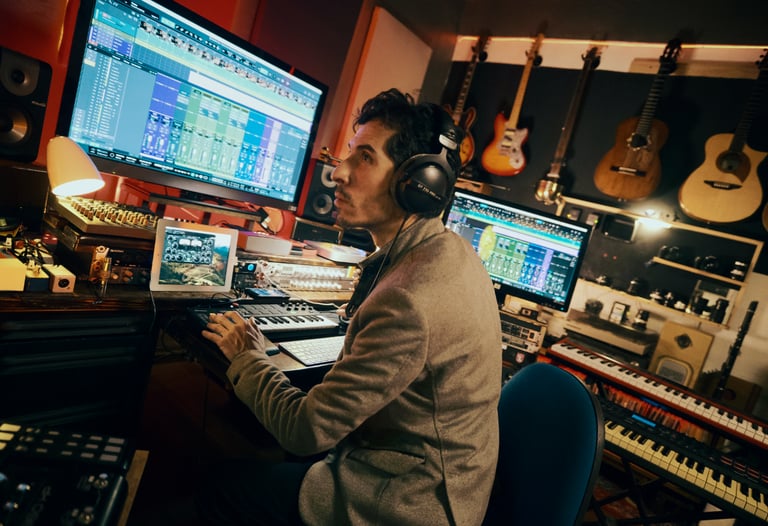 Productor musical en CDMX, Ciudad de México, Estudio de grabación