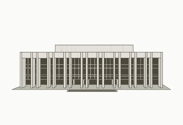 Illustration of the Megaron The Athens Concert Hall, Athens — deliaMAPS