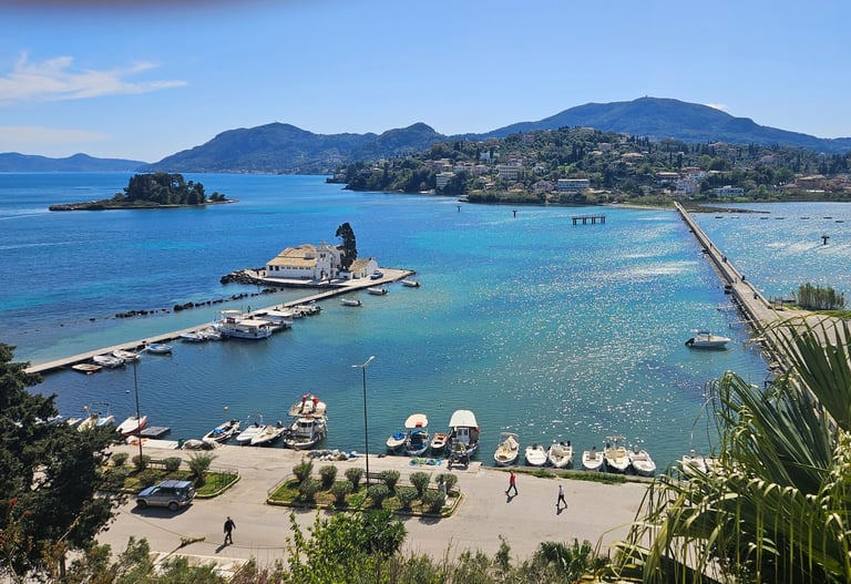 Canoni Mouseisland Kerkyra Corfu Villa Olivia Pentati