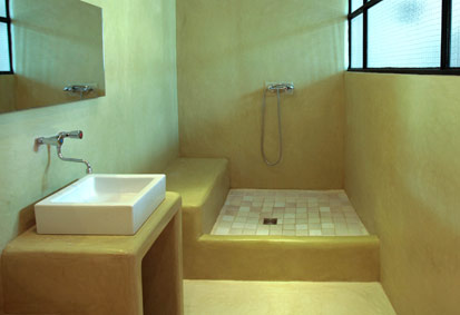 salle de bain tadelakt