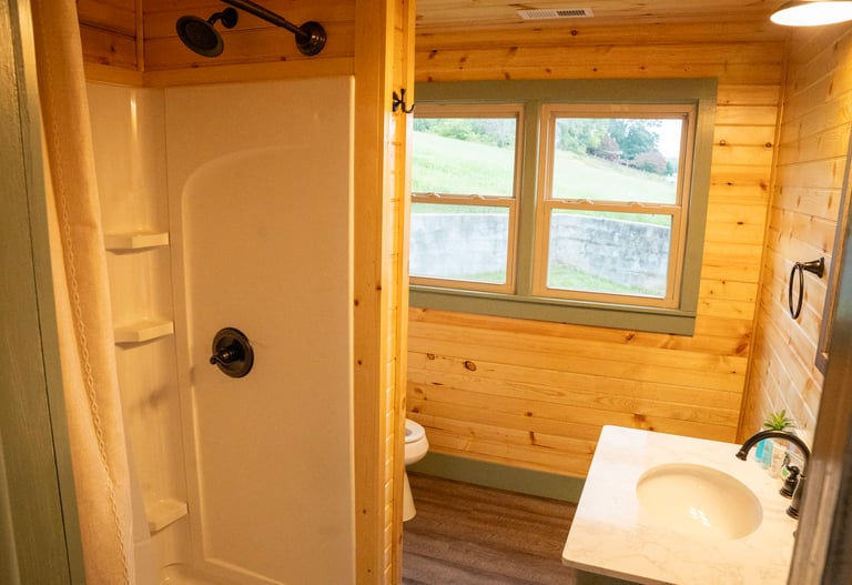 Clean bathroom