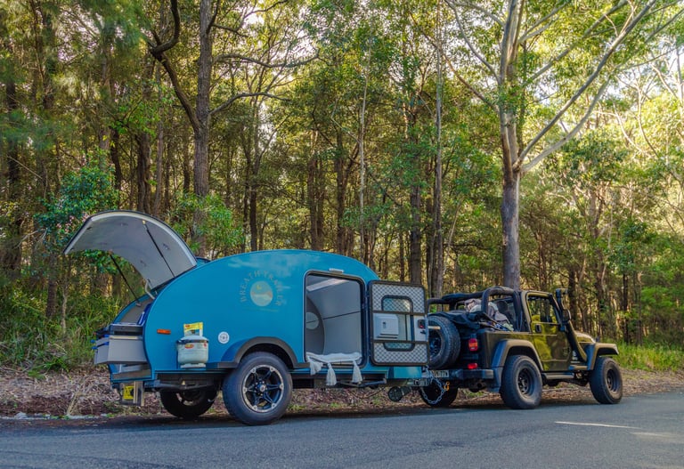breath trailer sydney teardrop forest