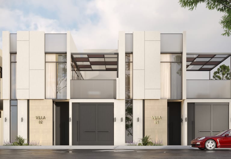 مشروع الفلل السكنية داخل حي المهدية من تصميم وتنفيذ شركة دليل البناء للتطوير العقاري 