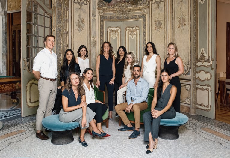 Team business headshots for a tech company in Barcelona