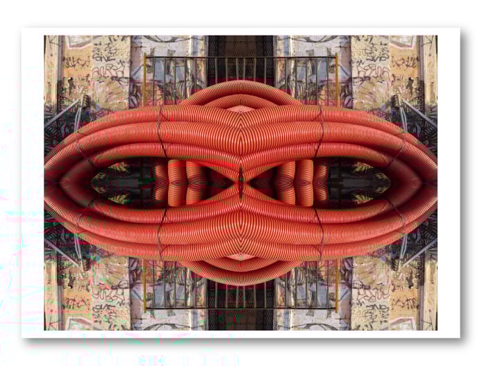 Reproduction Bouche / incendie de Lamarcelle