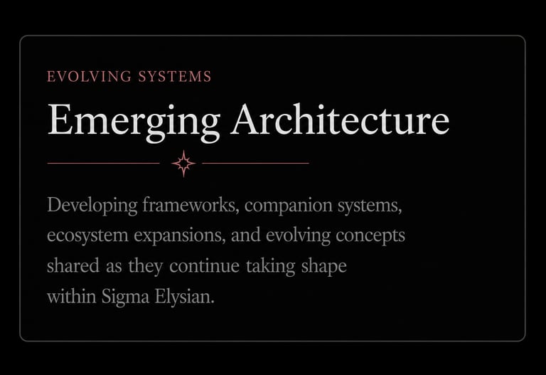 EMERGING ARCHITECTURE 