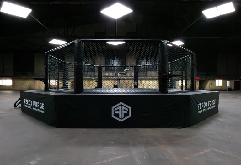 photo équipement sportif cage mma