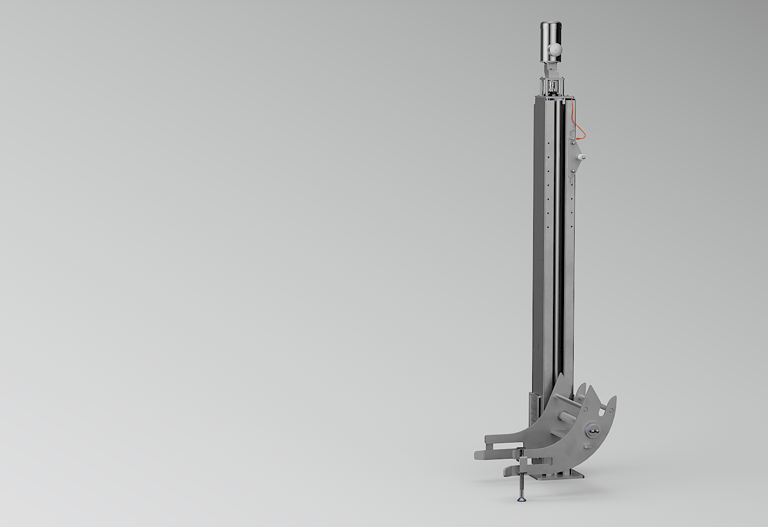 an industrial tote dumper