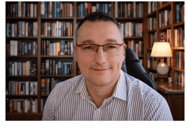 Mark Kristić, life coach and author of The Blueprint of Becoming, portrait photo.”